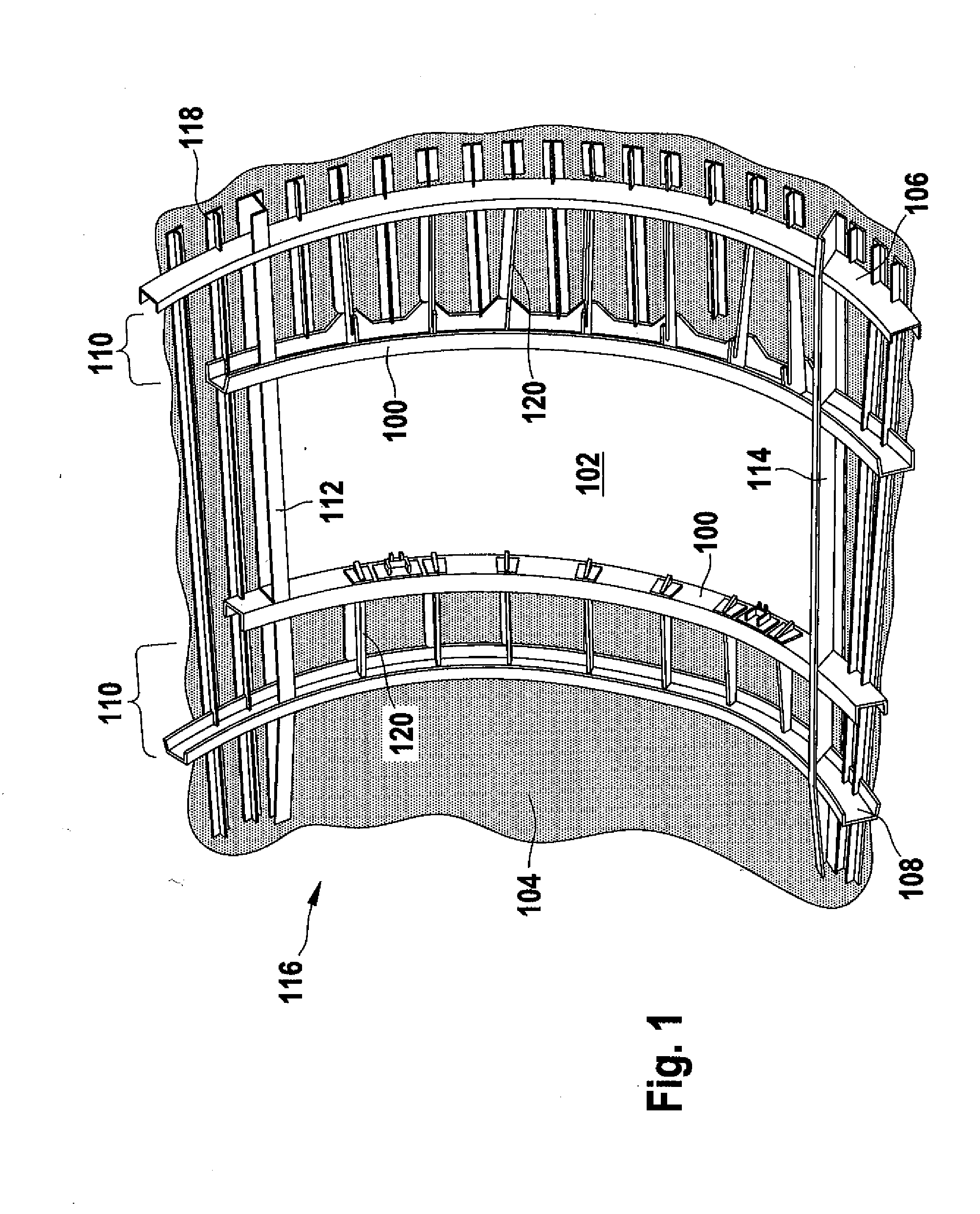 Door Frame Compartment of Cast Titanium and Structural Fuselage Part