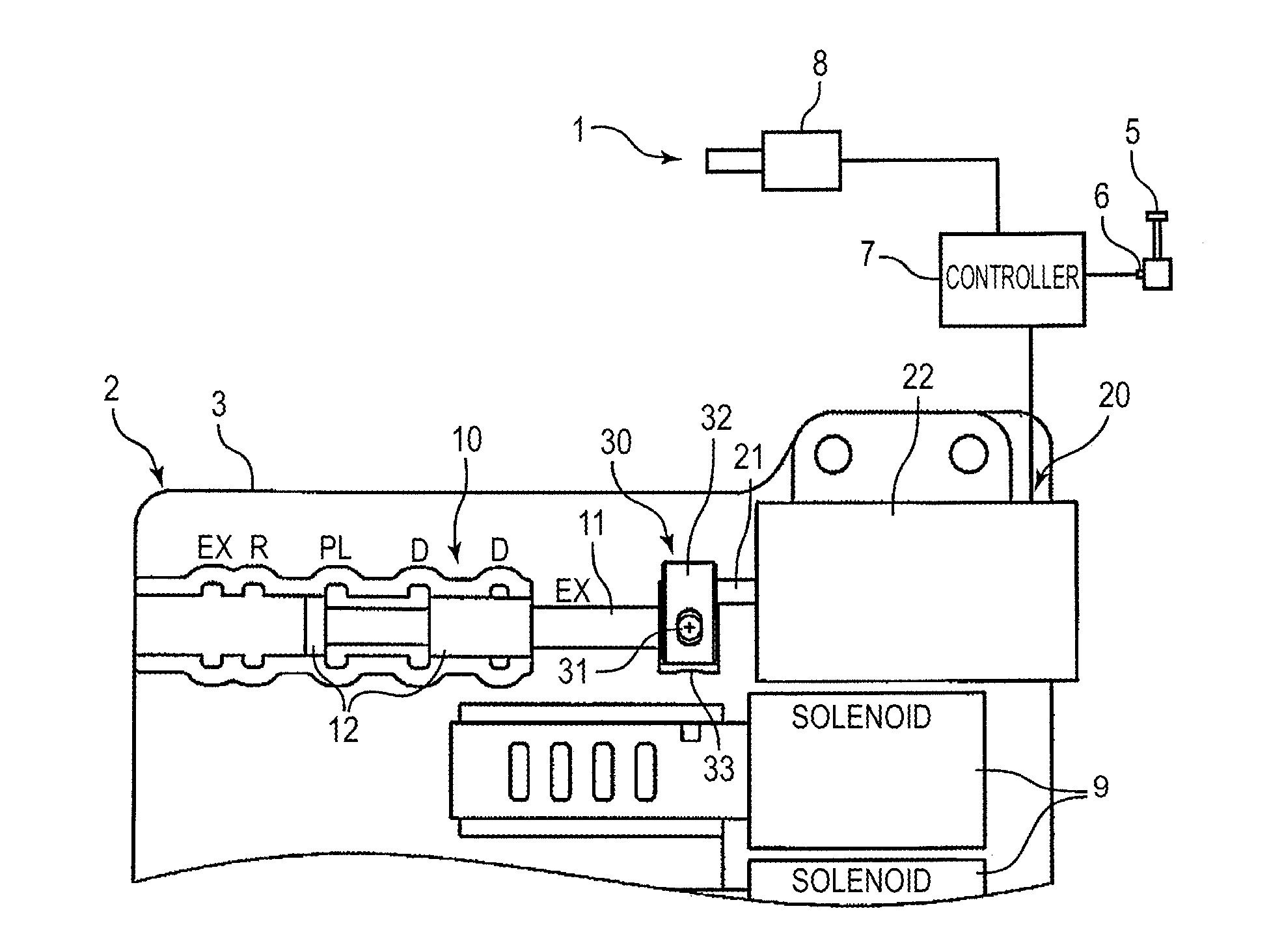 Range switching device