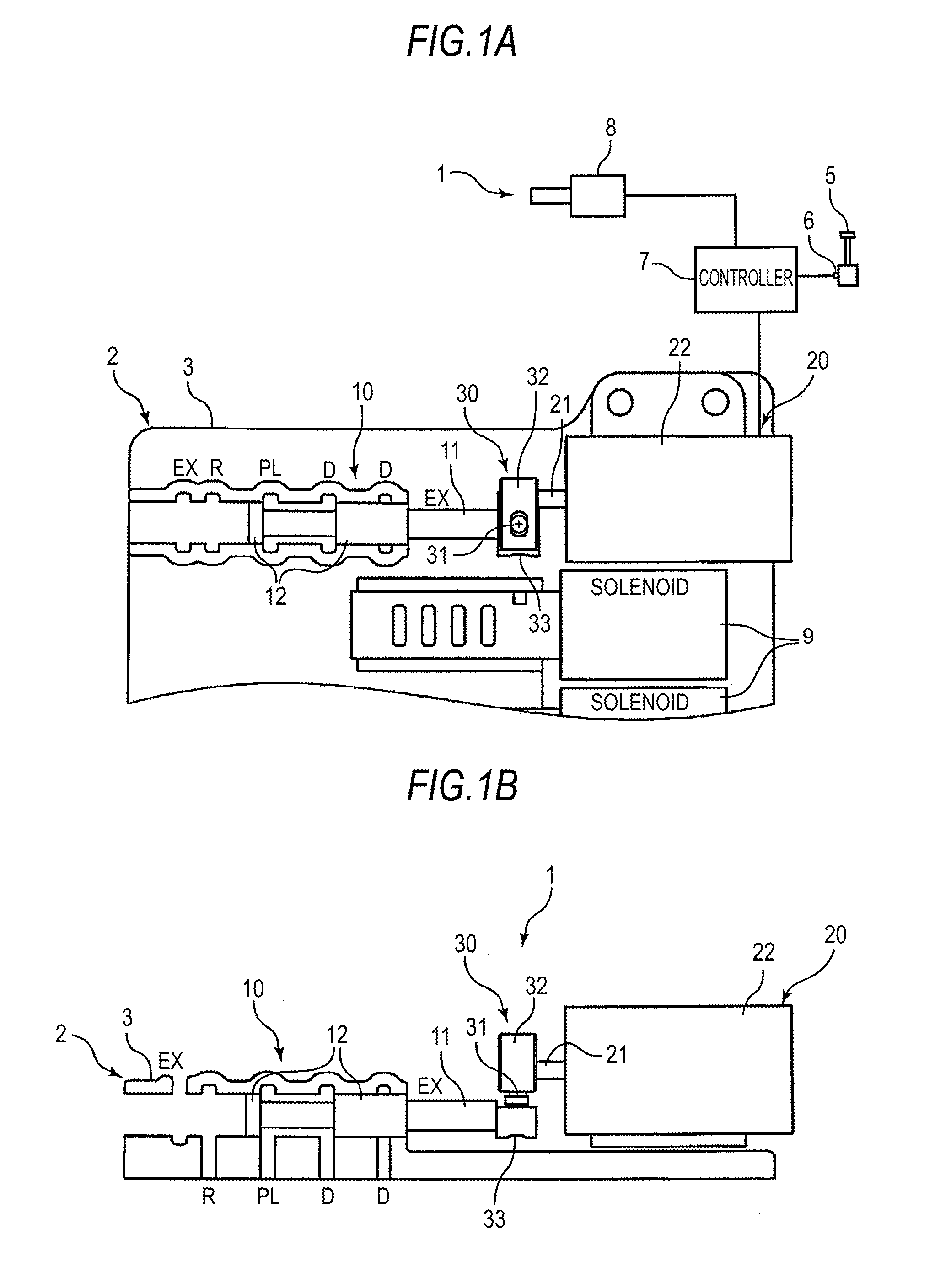 Range switching device