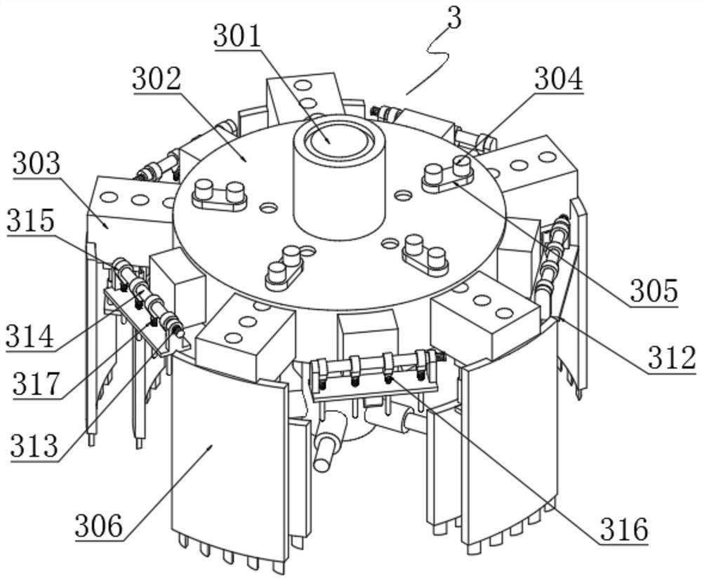 Efficient well lid dismantling device