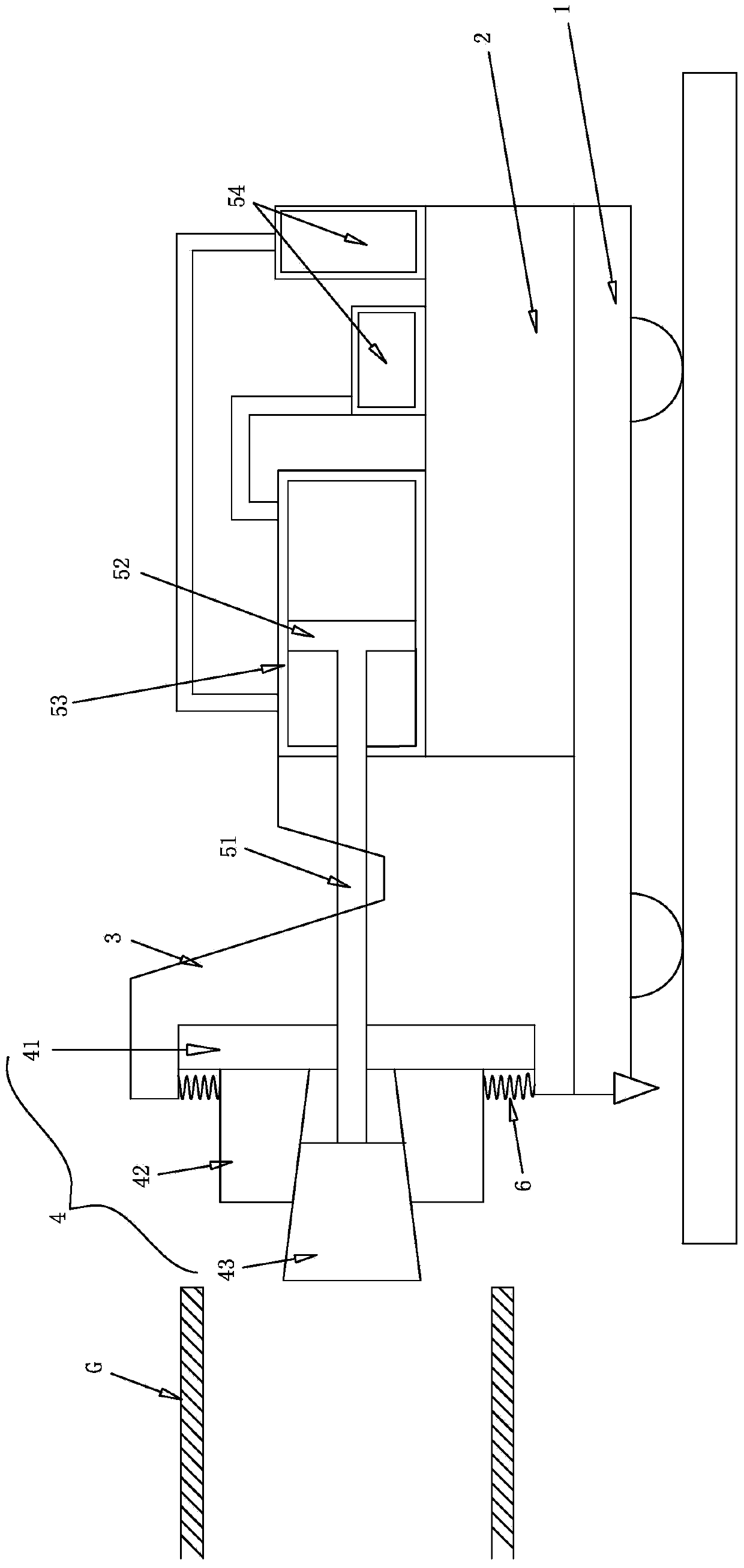 Steel wall pipe opening extension forming device