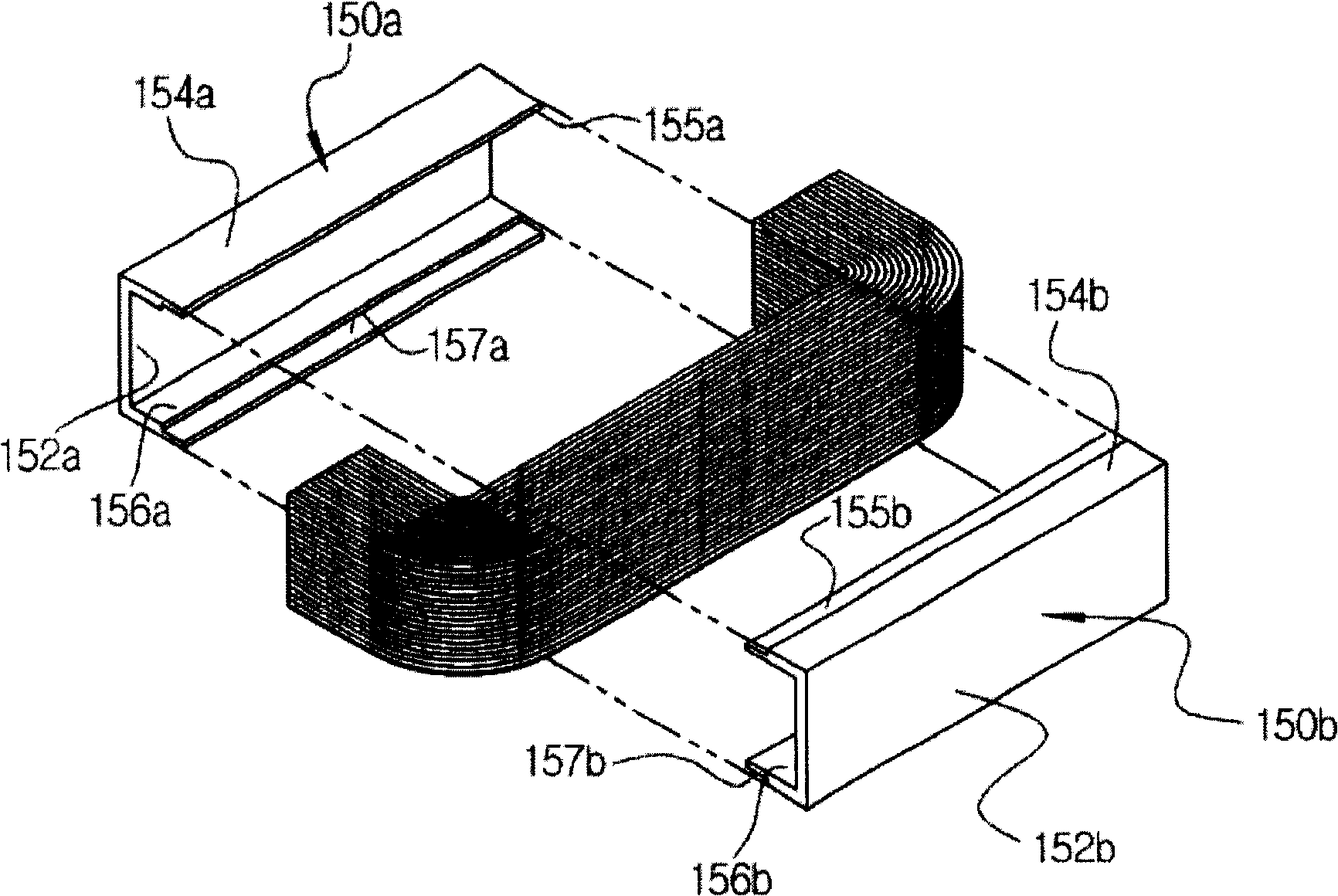 High-voltage transformer having injection molding insulation member