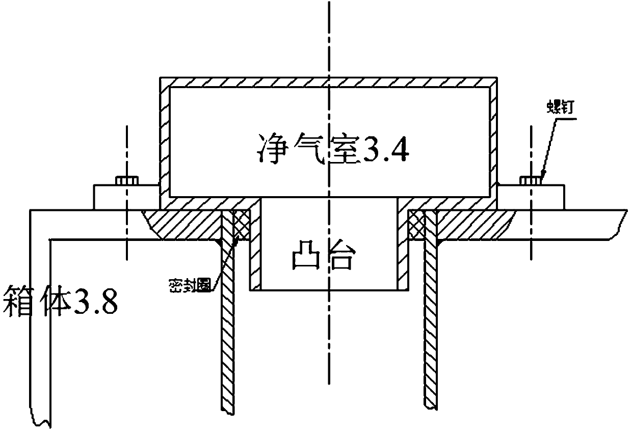 Liquid nitrogen inner-spraying type digital control milling and drilling machine gas adjusting system