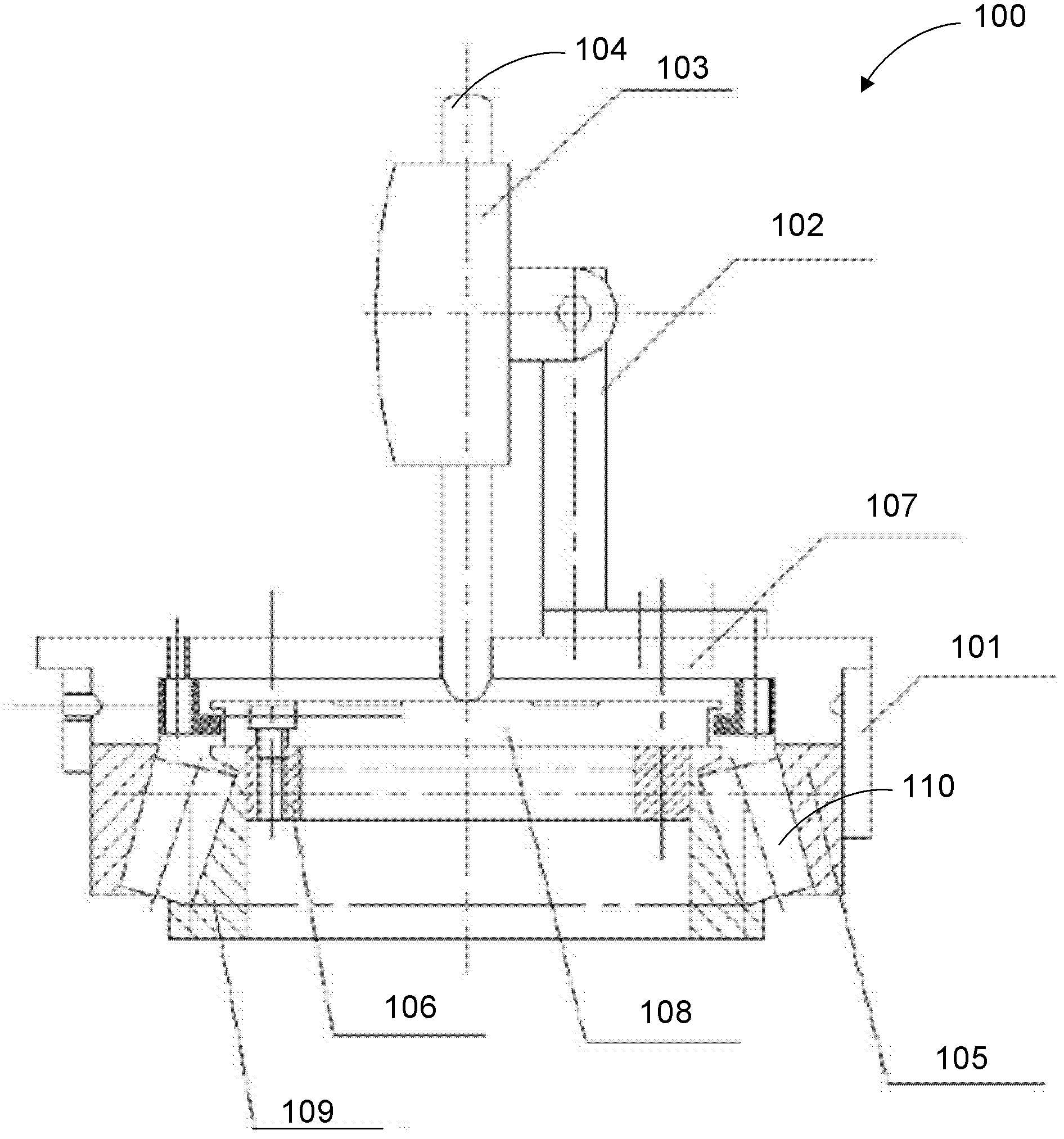 Height-limit measurement device for inner components of height-limit bearing