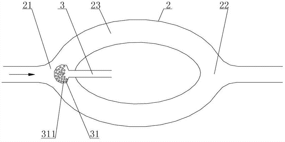 Method and device for performing on-line profile control on polymer driving oil field by applying crosslinking agent