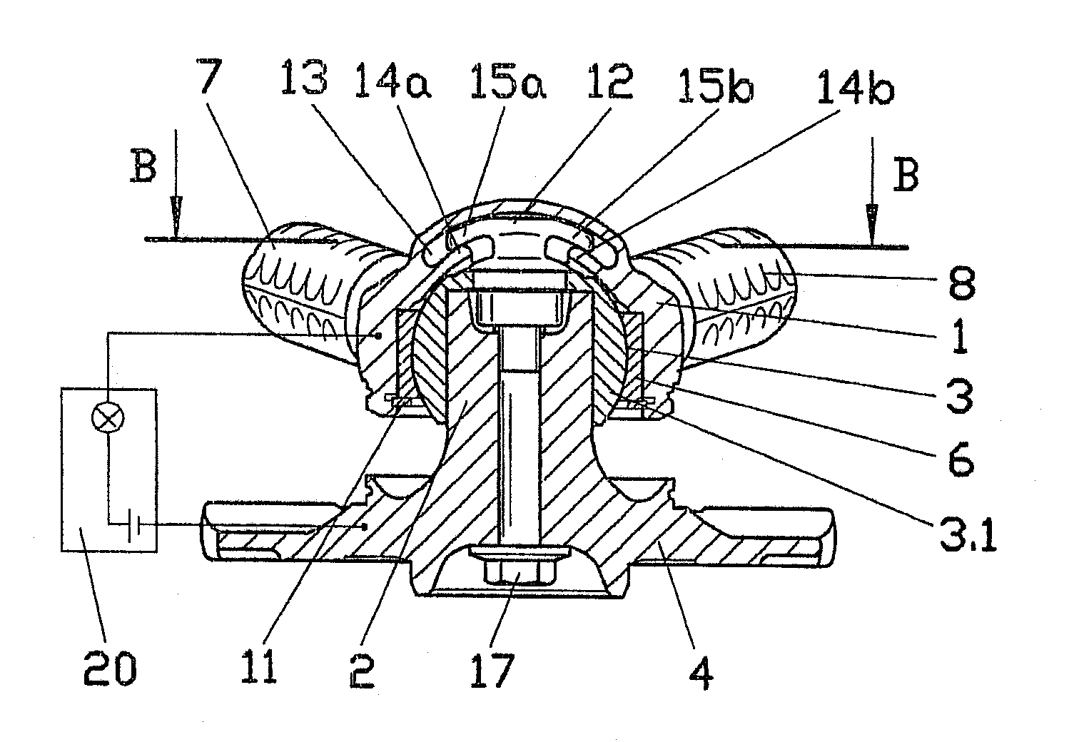 Joint unit, preferably for mounting the chassis control arm of a motor vehicle