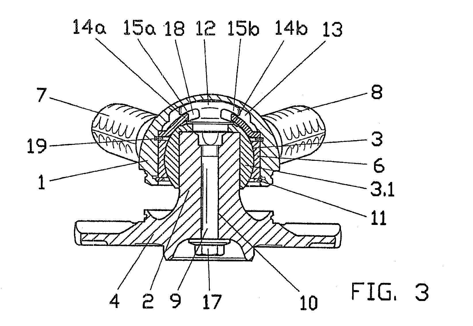 Joint unit, preferably for mounting the chassis control arm of a motor vehicle