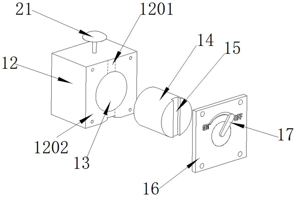 Wood structure assembly type connecting device