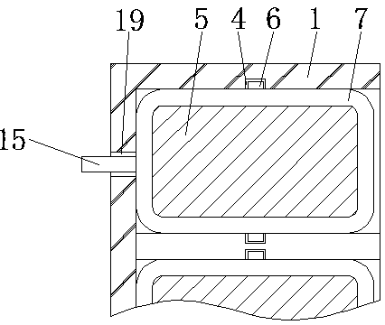 Bagged cement storage device for building