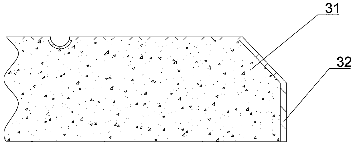 Straw fiber stone composite ecological protection slope