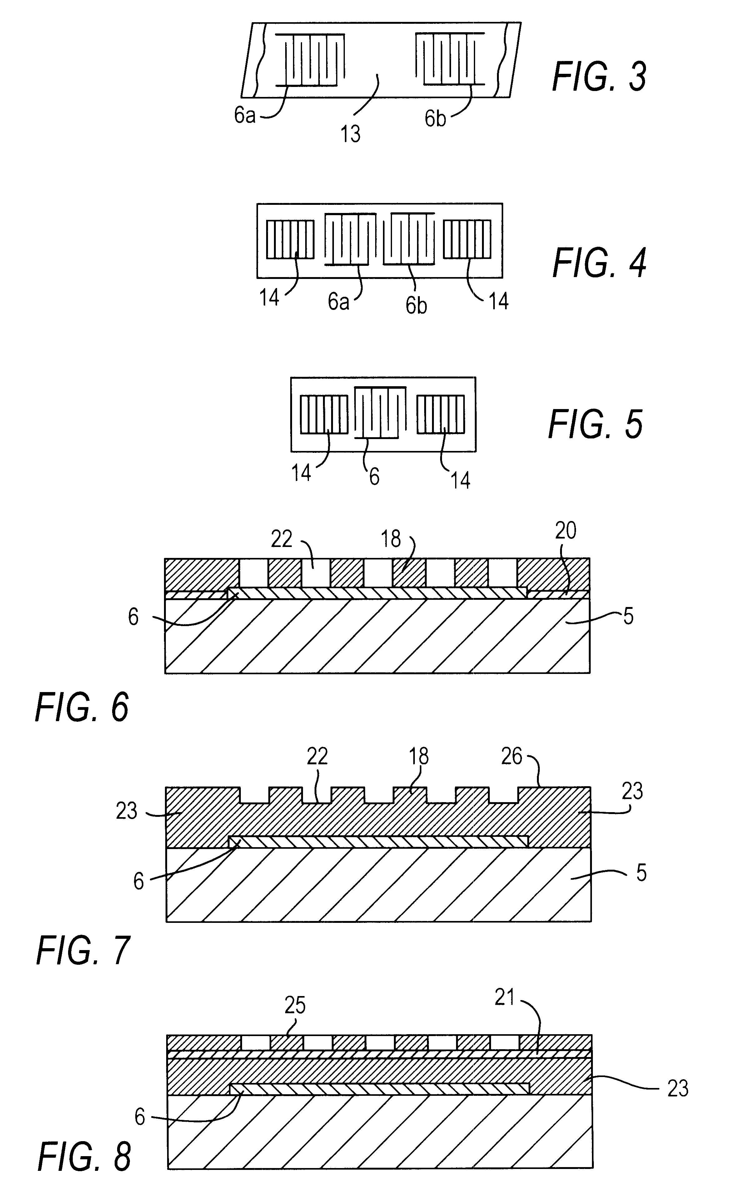 Sensor array and method for determining the density and viscosity of a liquid