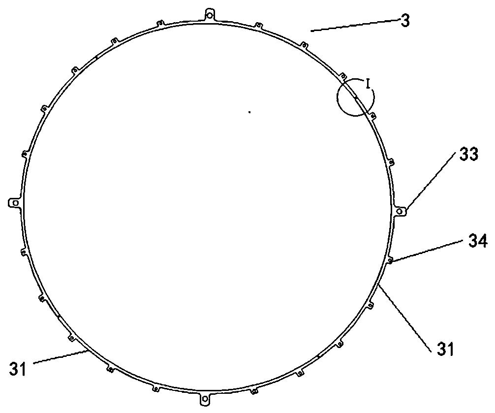 Conducting ring, power supply device based on conducting ring and electroplating jig based on power supply device