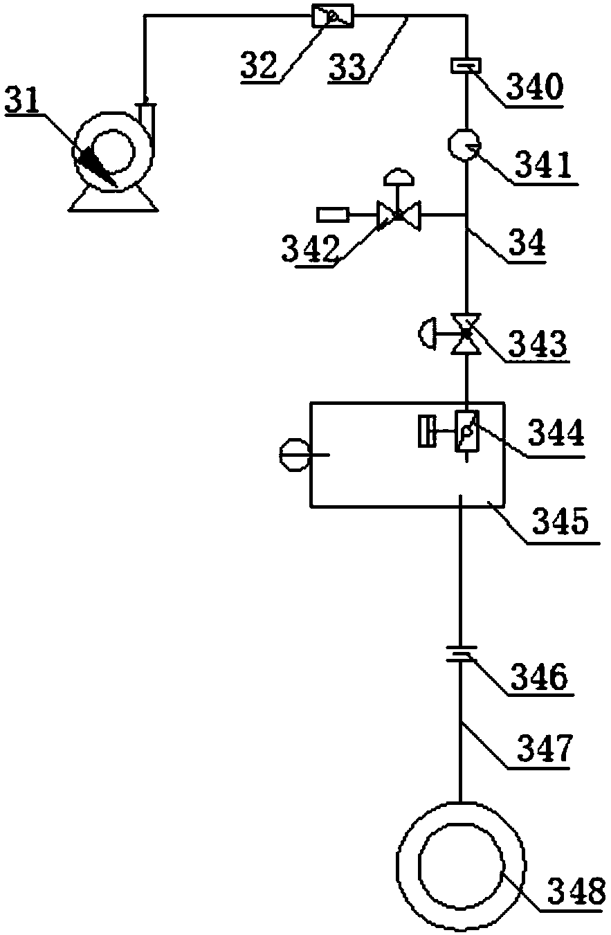 Self-adaptive control system for performing air conveying on fragile materials