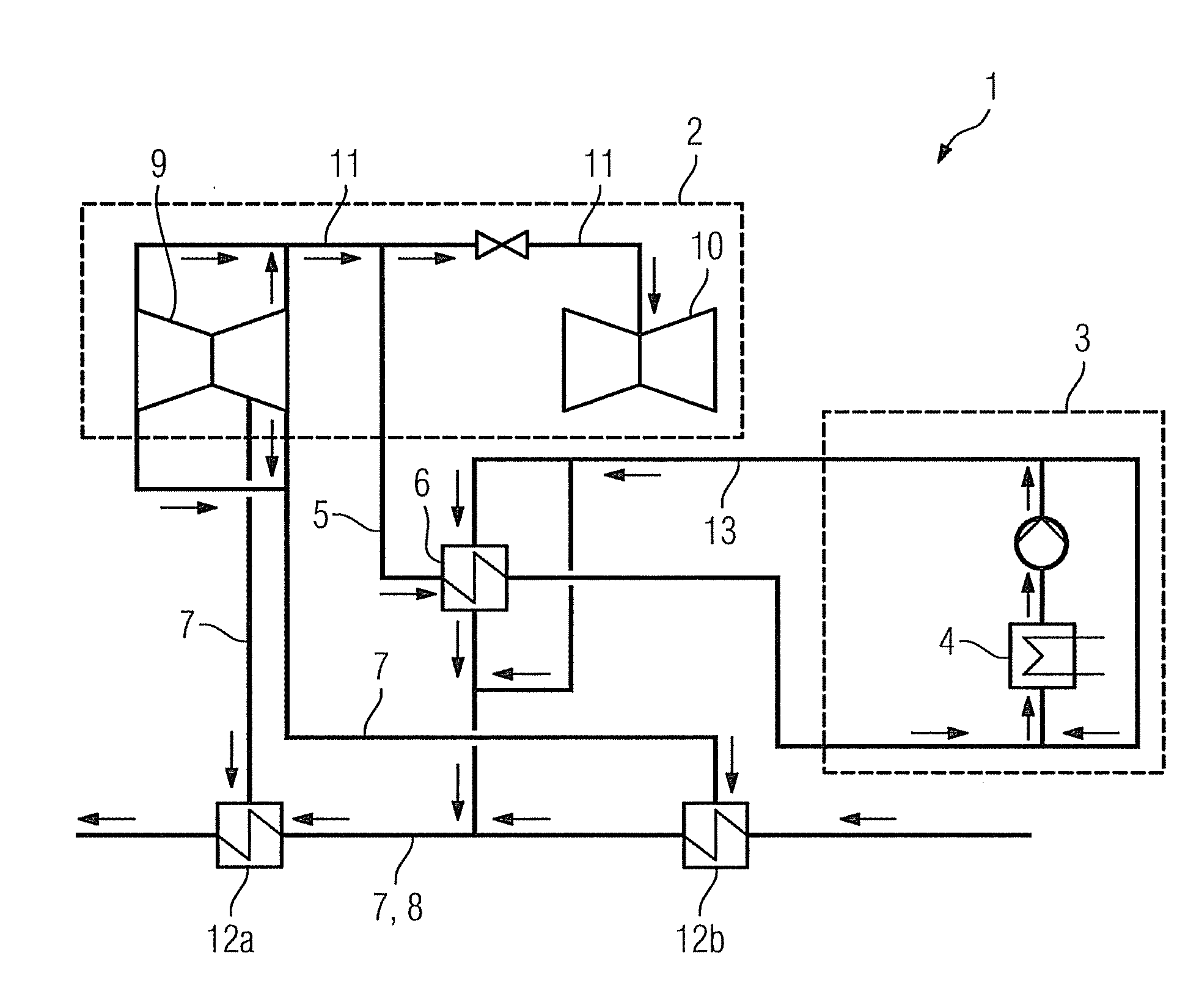 Steam power plant with steam turbine unit and process steam consumer, and method for operating a steam power plant with steam turbine unit and process steam consumer