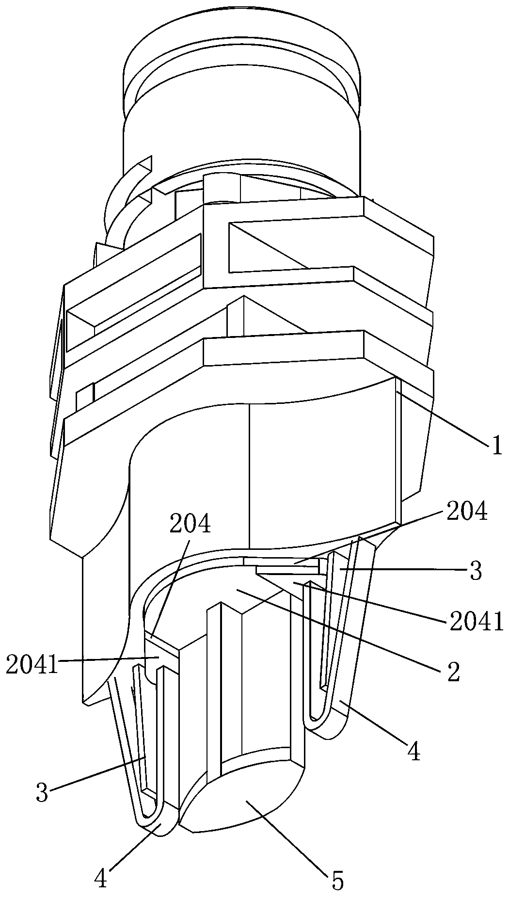 Filling pipe capable of effectively preventing materials from gushing out