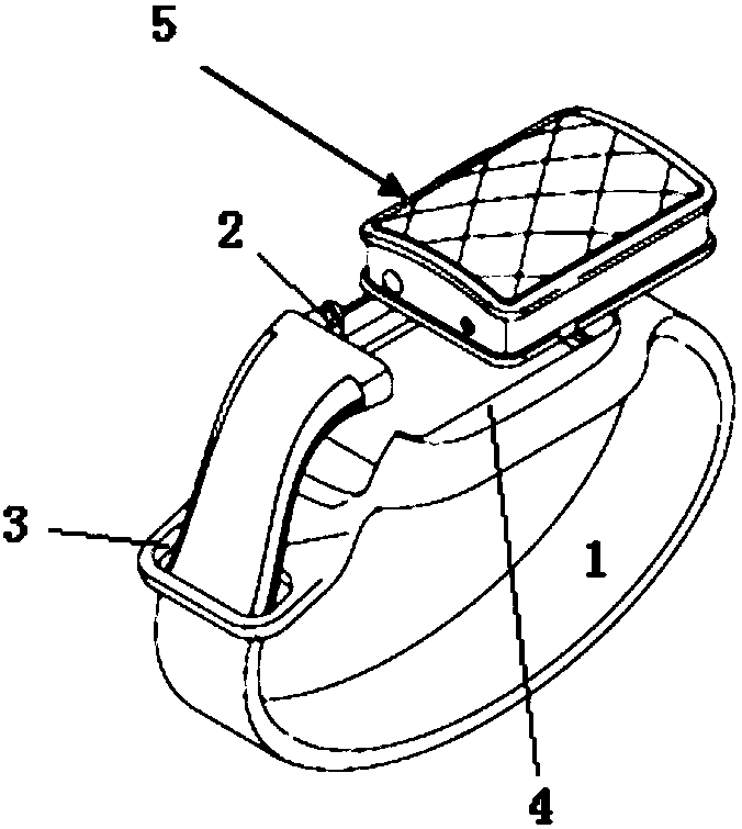 Flexible belt used for locking and application method thereof