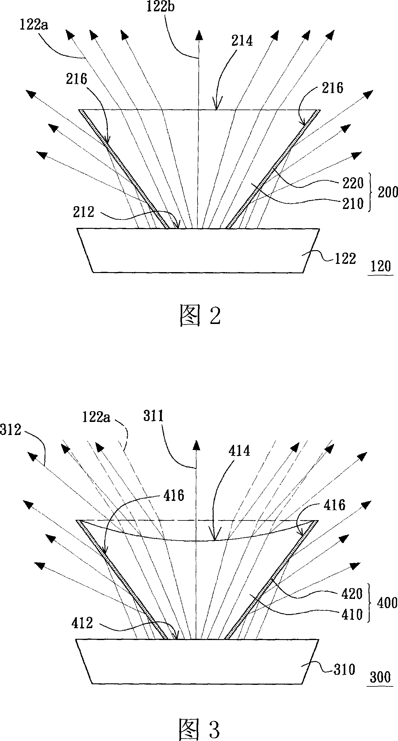 Lens structure and light emitting unit