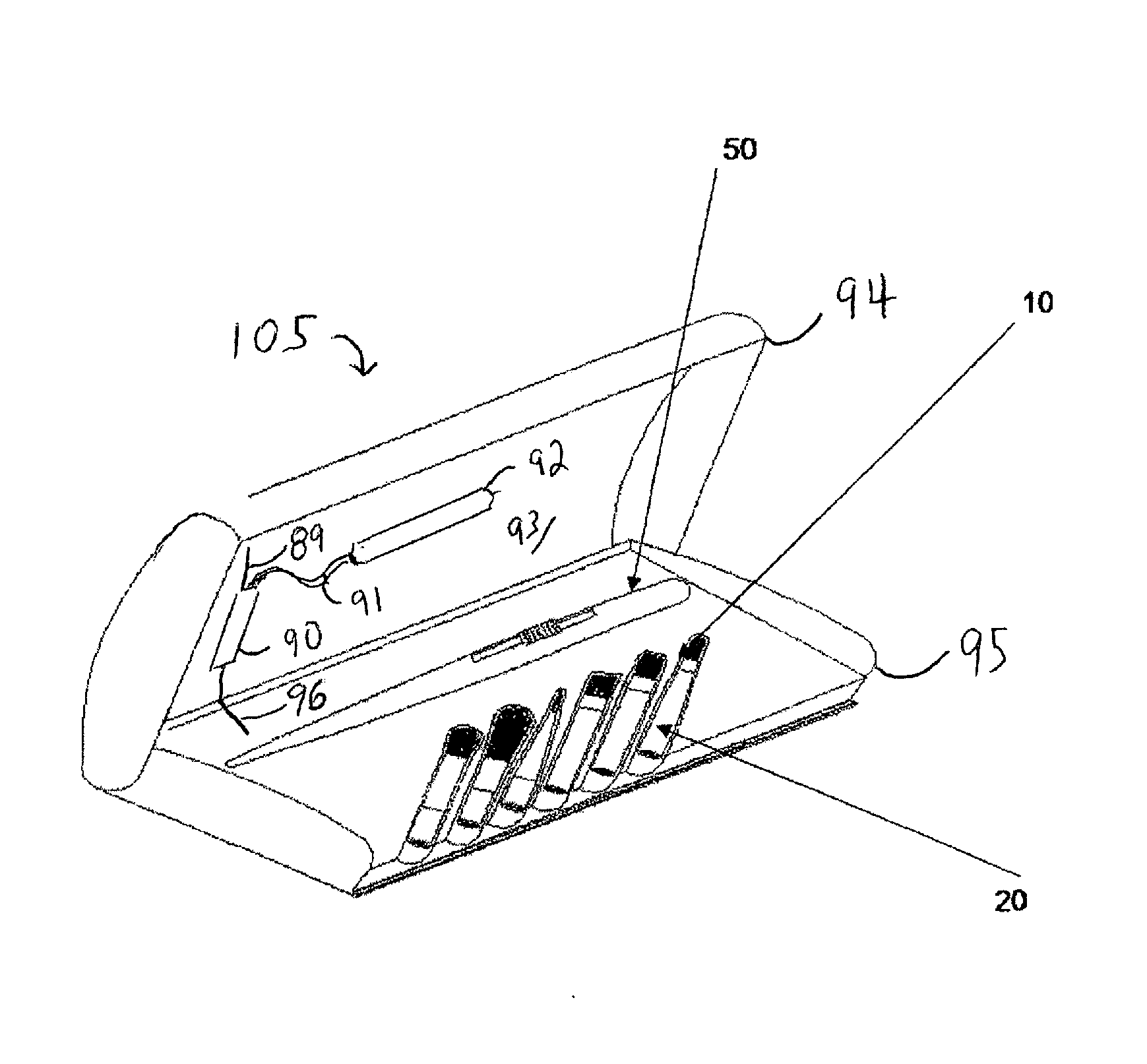 Multi-head artist and make-up brush