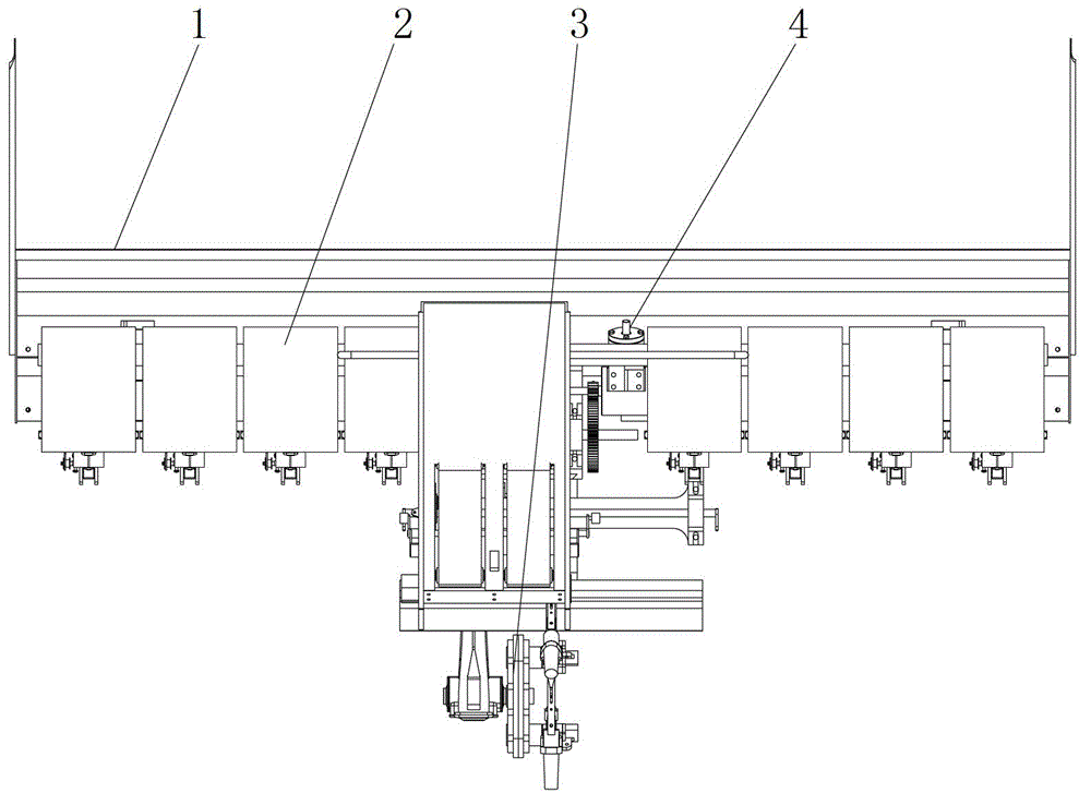 A synchronous sowing and transplanting machine for hybrid rice seed production and a method for synchronous sowing and transplanting