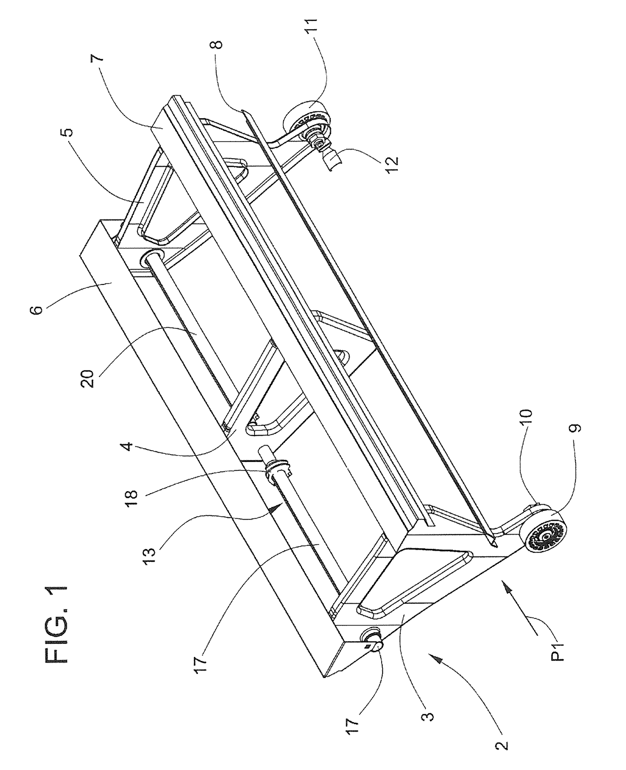 Step for escalator or plate for travelator, and escalator or travelator and method for production