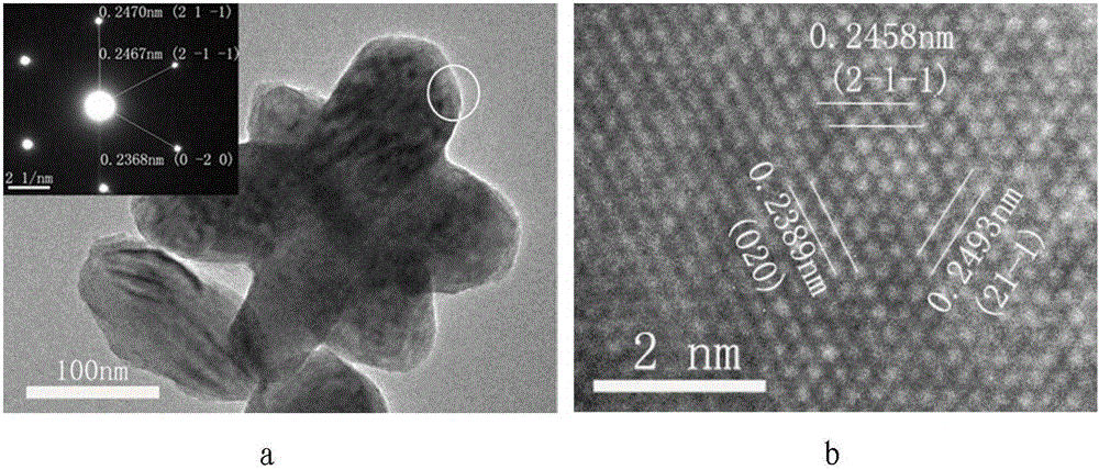 d-phase vanadium dioxide nano-star powder and preparation method thereof