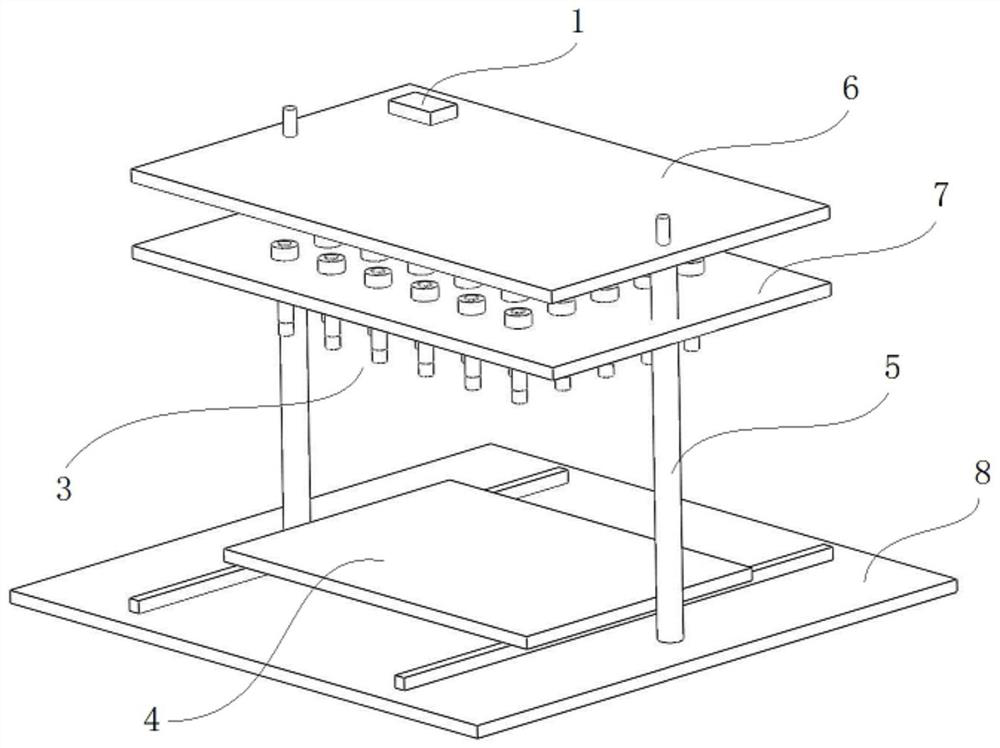 A dot-matrix self-fusing 3D printing device