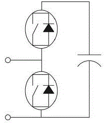 DC voltage conversion device and bridge arm control method thereof