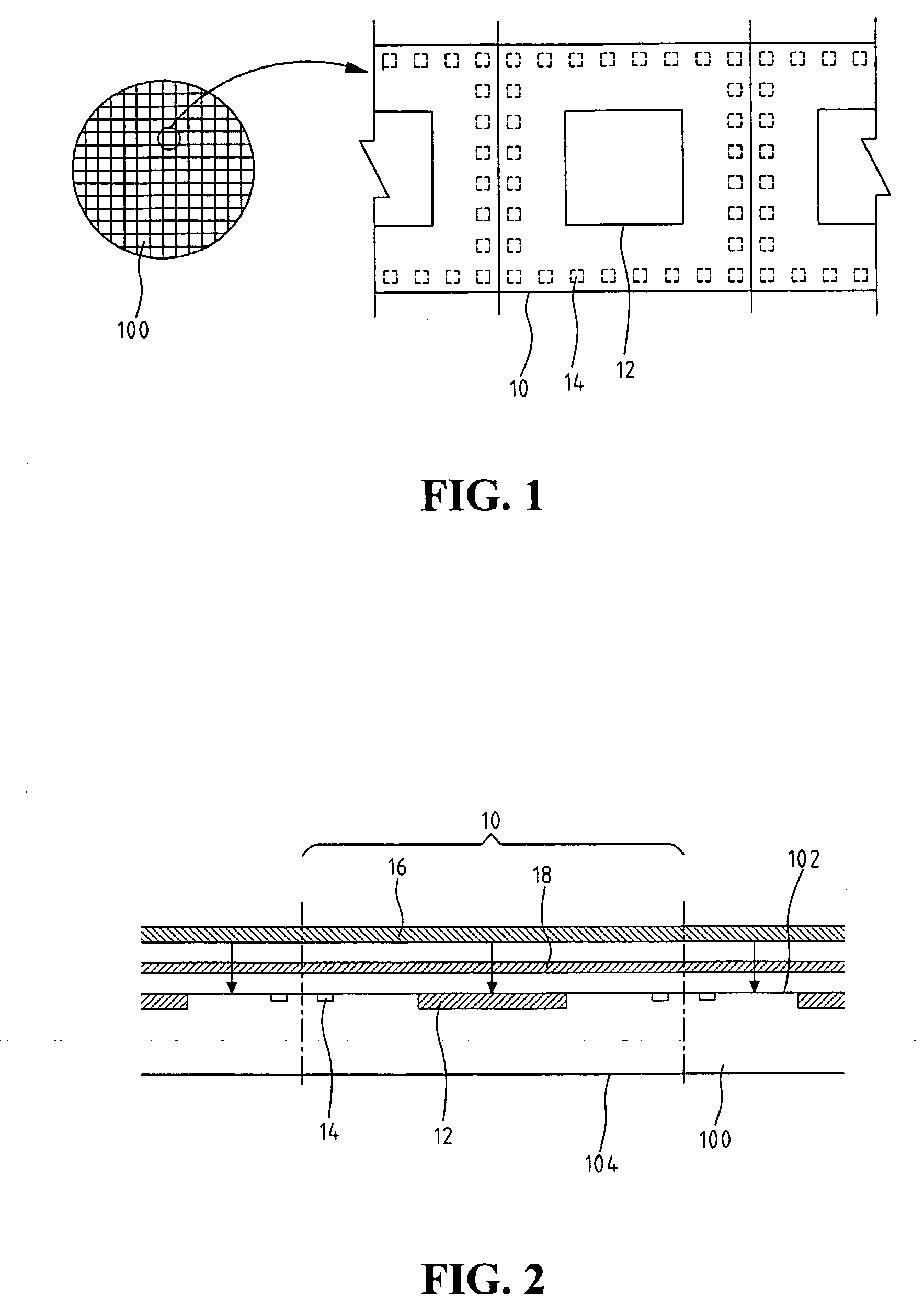 Method for wafer level package of sensor chip