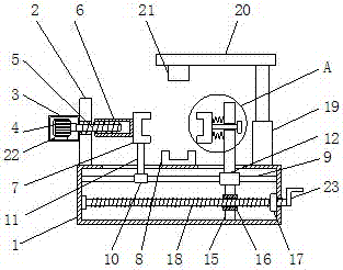 Technical brush production and processing device