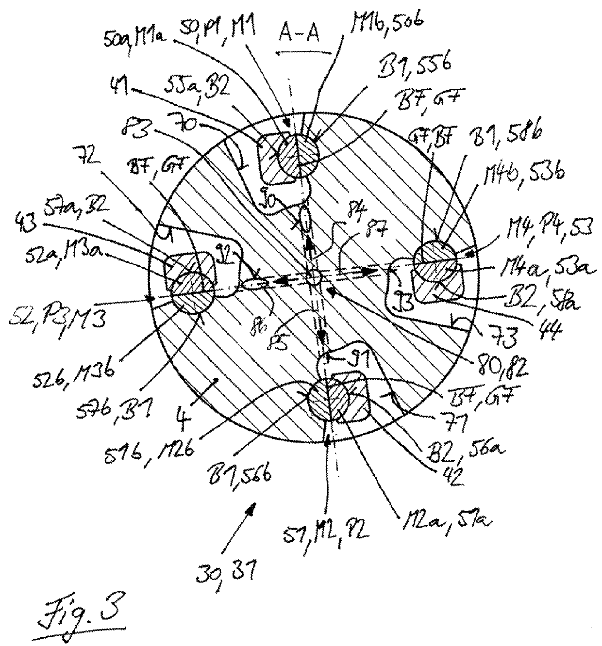 Axial piston machine utilizing a bent-axis construction with a drive joint for driving the cylinder barrel