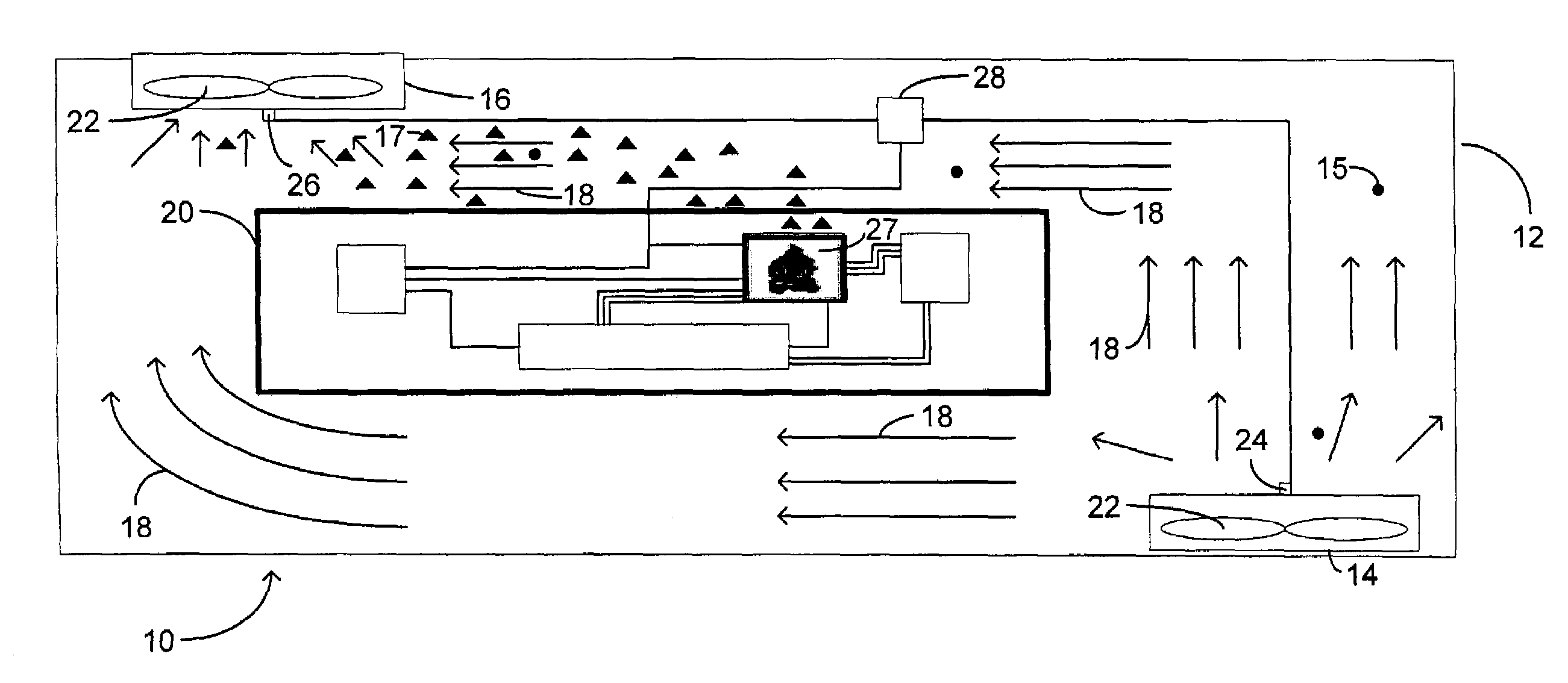 Differential particulate detection system for electronic devices