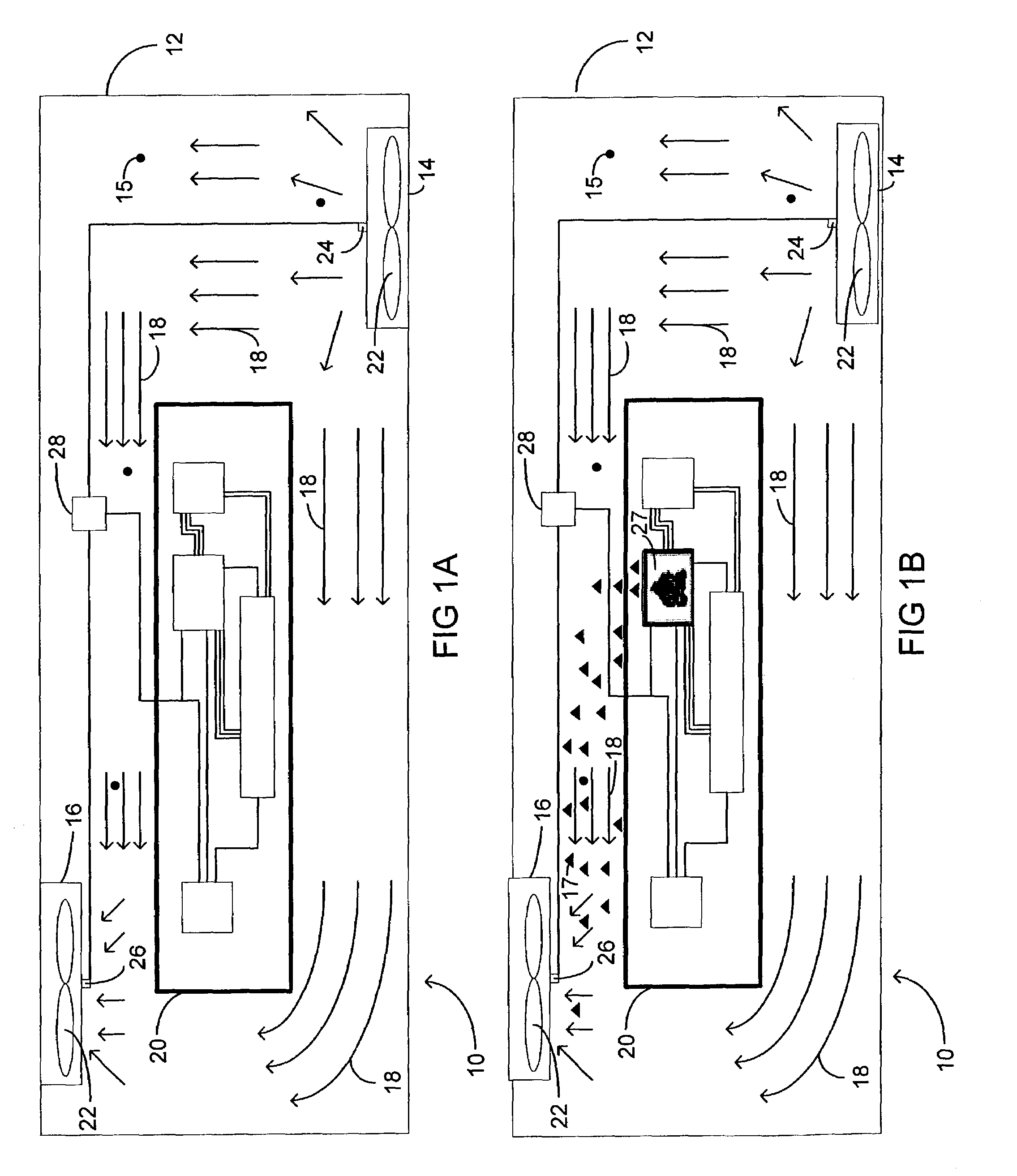 Differential particulate detection system for electronic devices