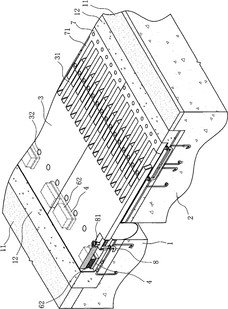 A noise reduction bridge expansion joint device with vertical displacement function