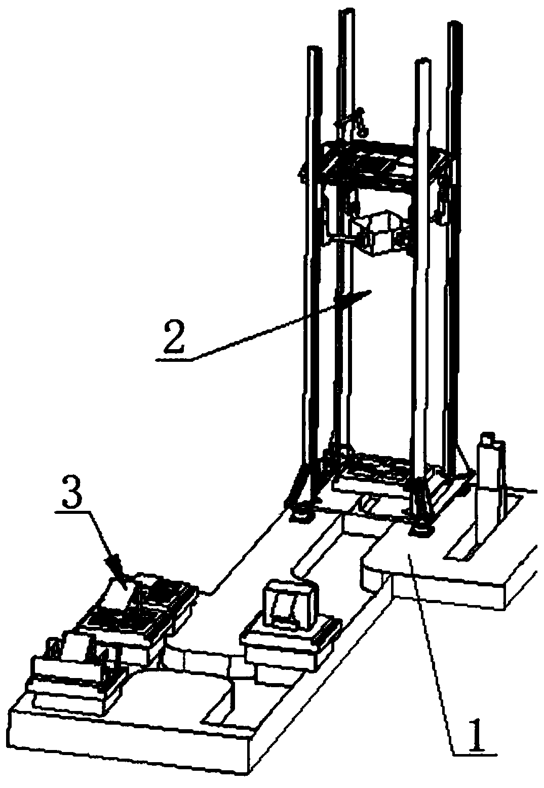 A caving coal gangue impact vibration test device and its application