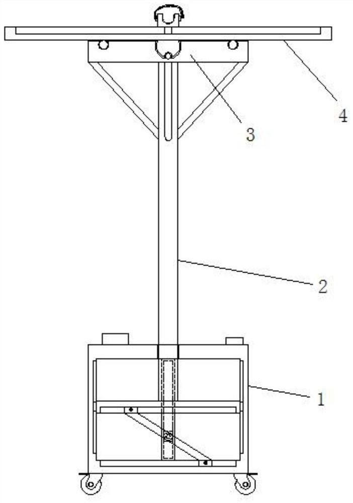 Medical digestive endoscopy bearing auxiliary device