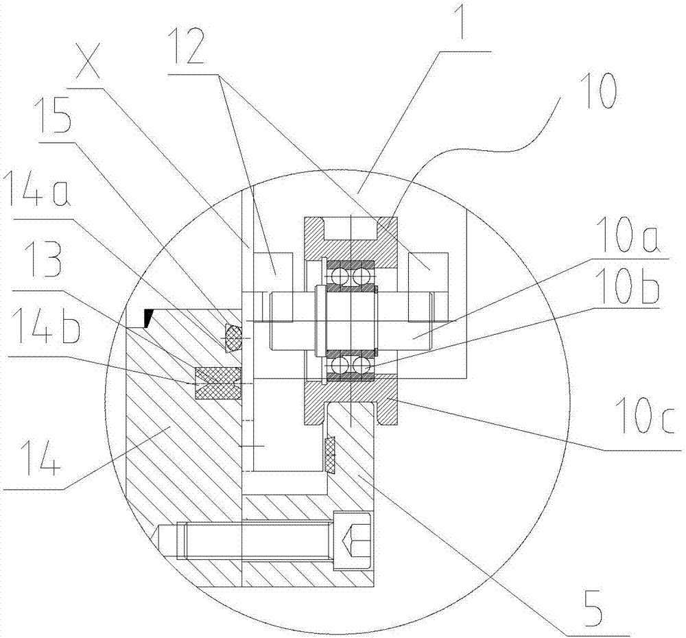 Translation door of sealing equipment