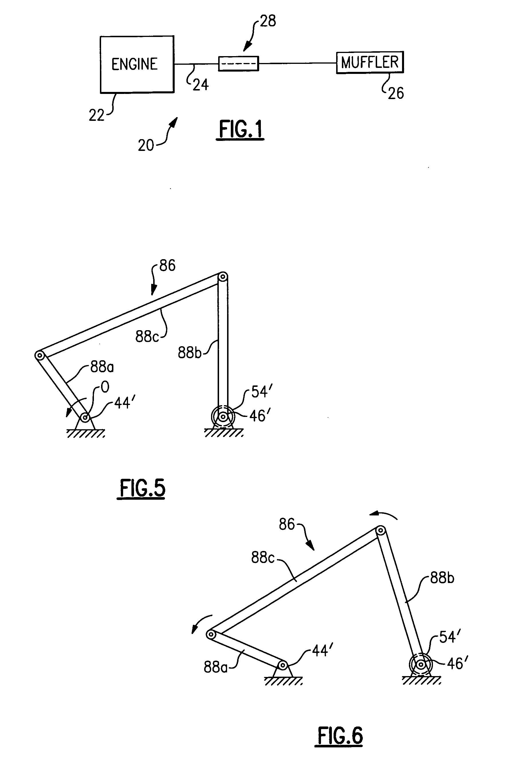 Passive throttling valve outside of muffler