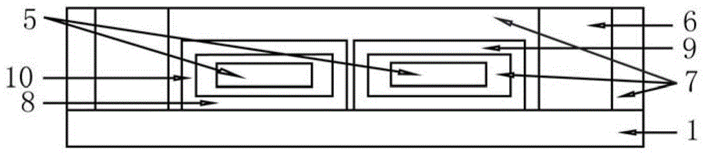 Low-noise micro plane fluxgate sensor based on main and auxiliary coil double incentive