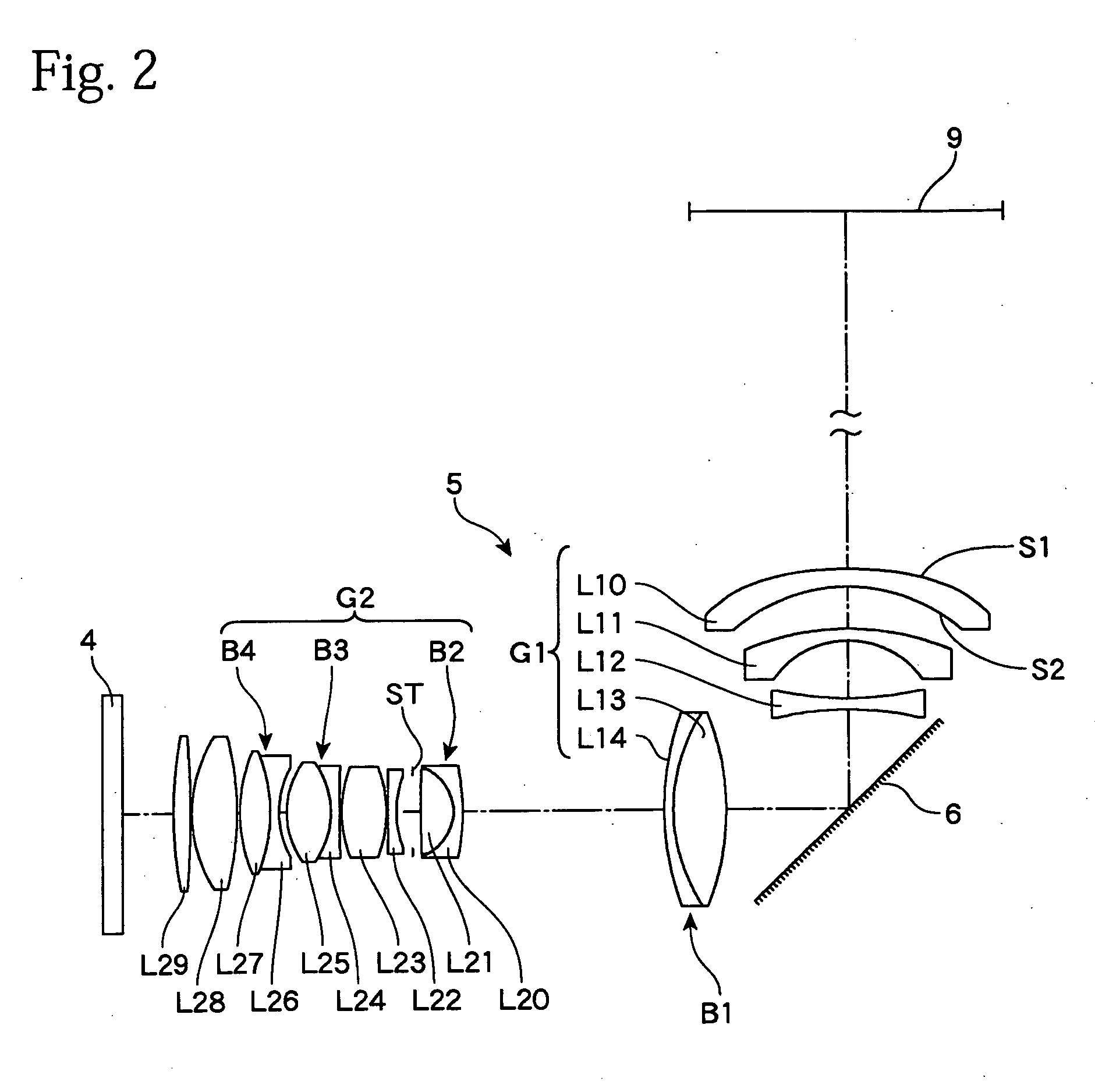 Projection lens system and projector