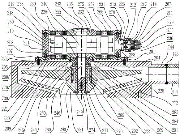 Method for desalinating sea water by using silicon carbide ceramic disc type flameproof motor plumb joint equipment