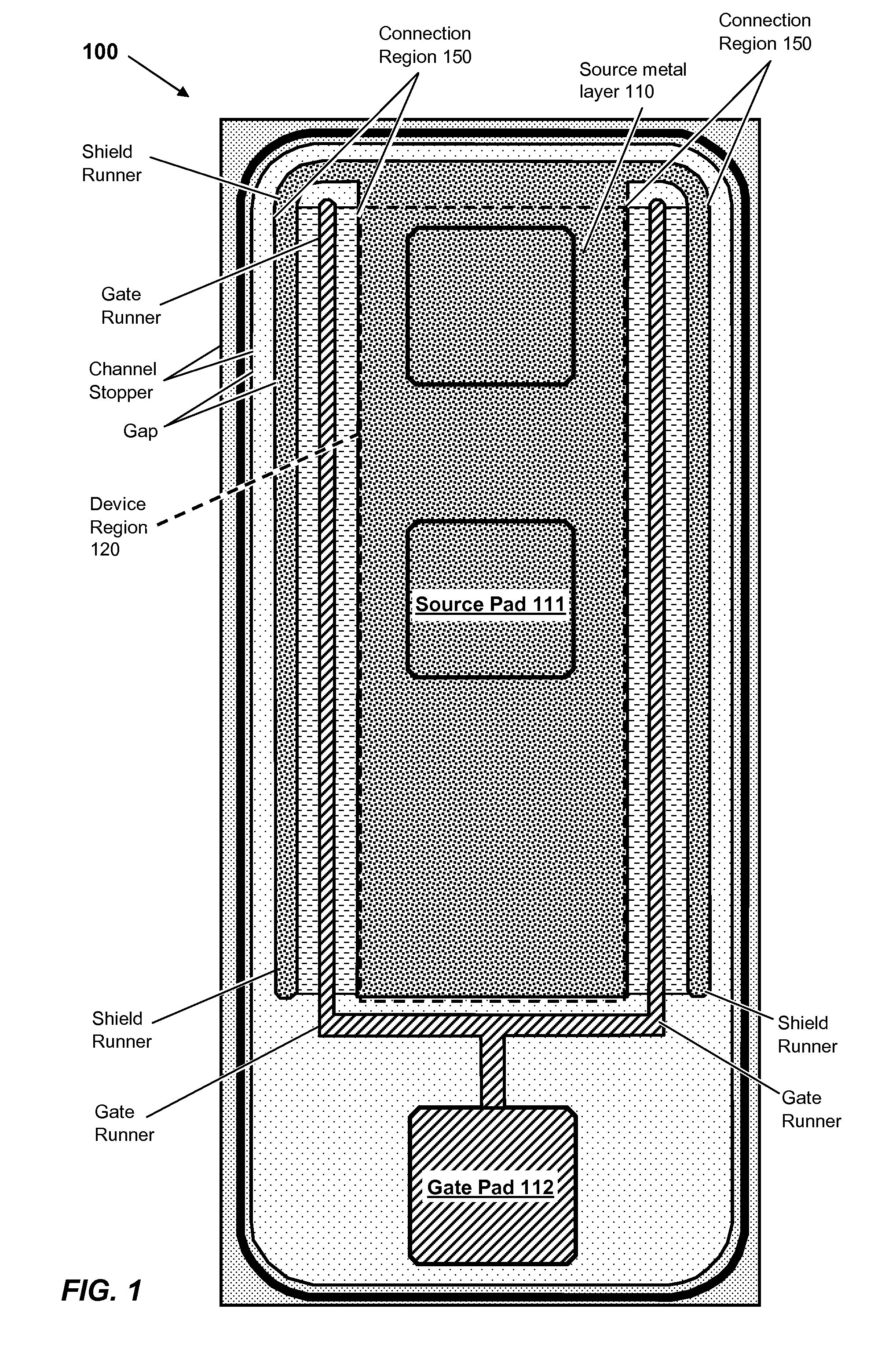 Trench-Based Power Semiconductor Devices with Increased Breakdown Voltage Characteristics