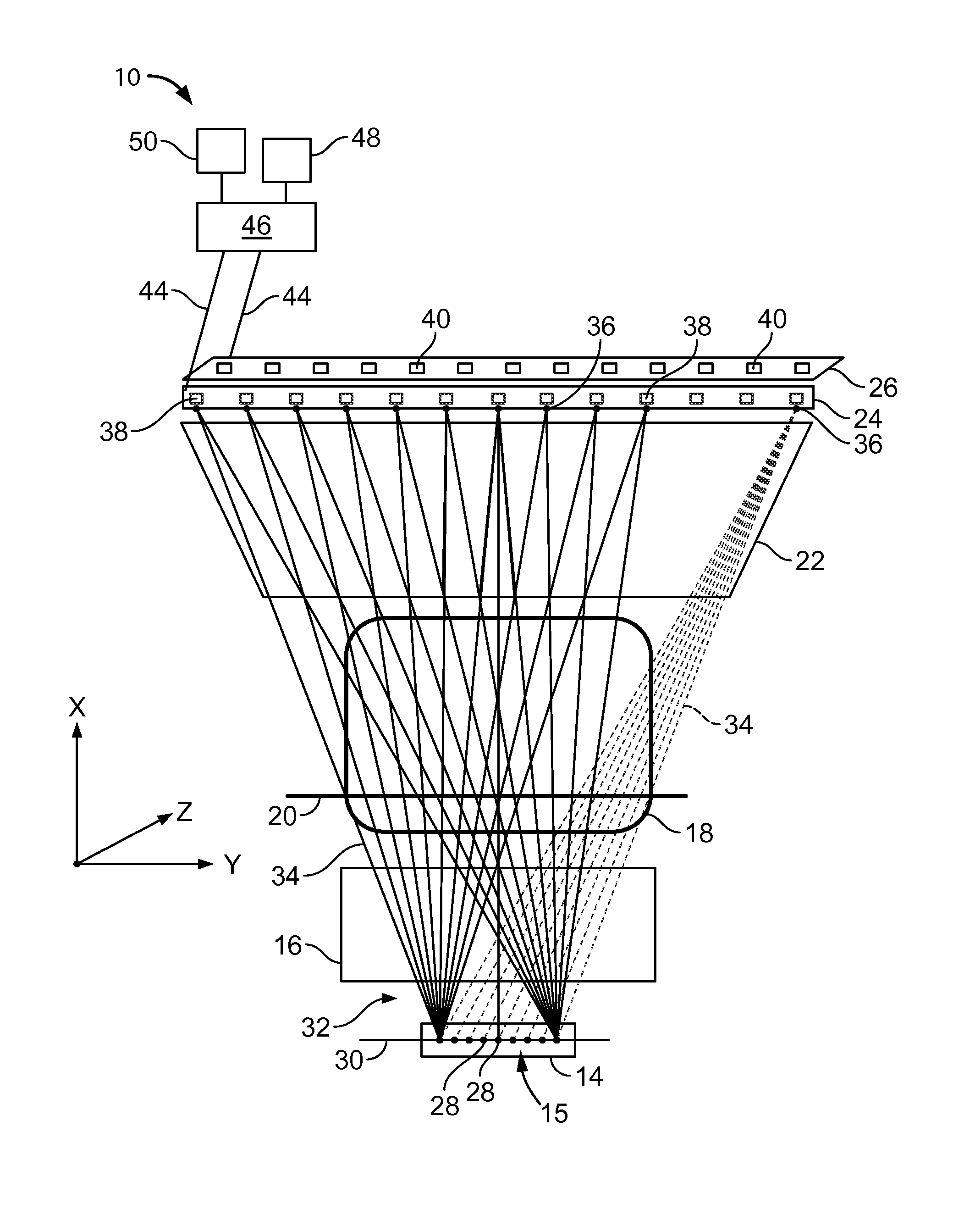 System and method for correcting X-ray diffraction profiles