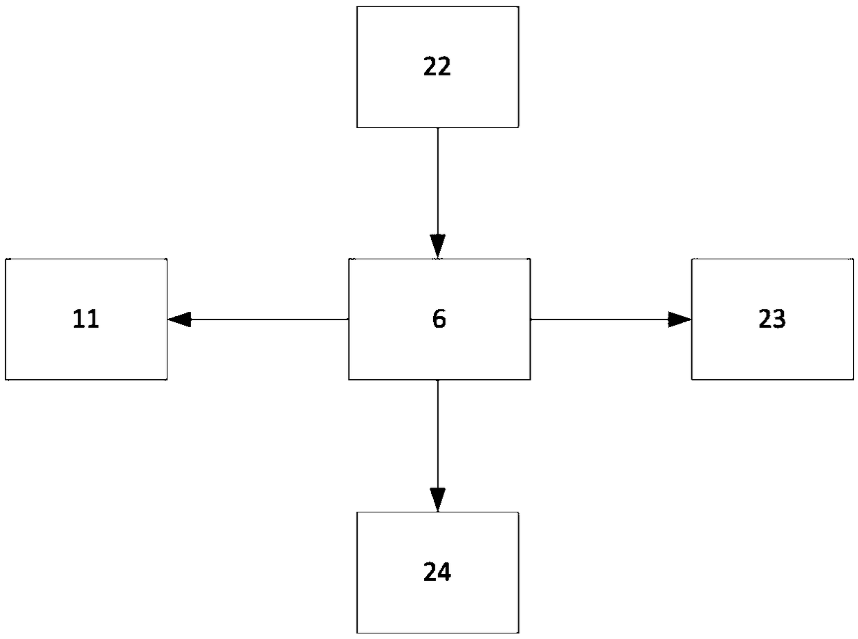 Device for cleaning electric mop