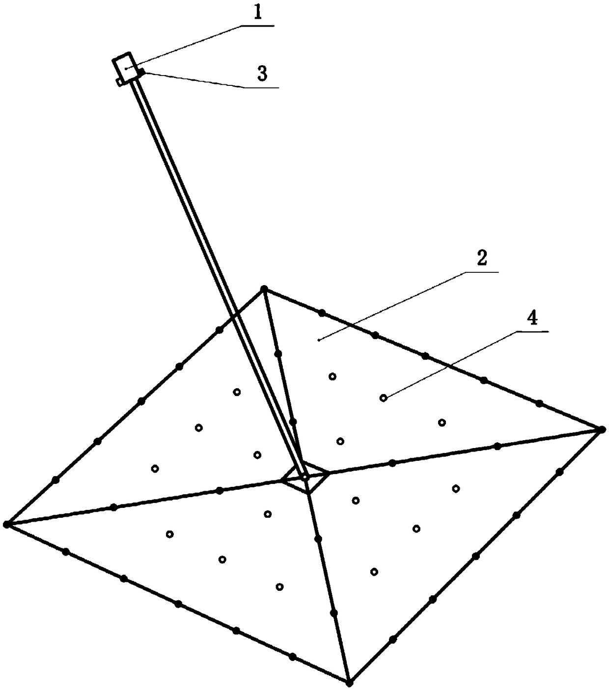 On-orbit identification method of dynamic characteristics of solar sail deployment structure based on binocular vision measurement