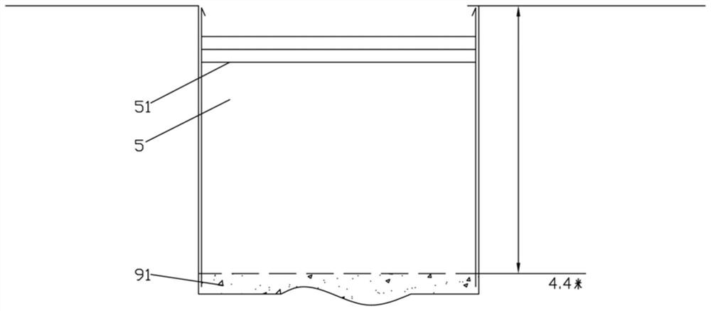 Steel pipe pile embedded type column foot foundation bolt positioning construction method