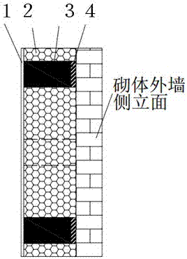 Novel masonry structure device capable of resisting debris flow impact