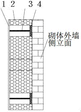 Novel masonry structure device capable of resisting debris flow impact