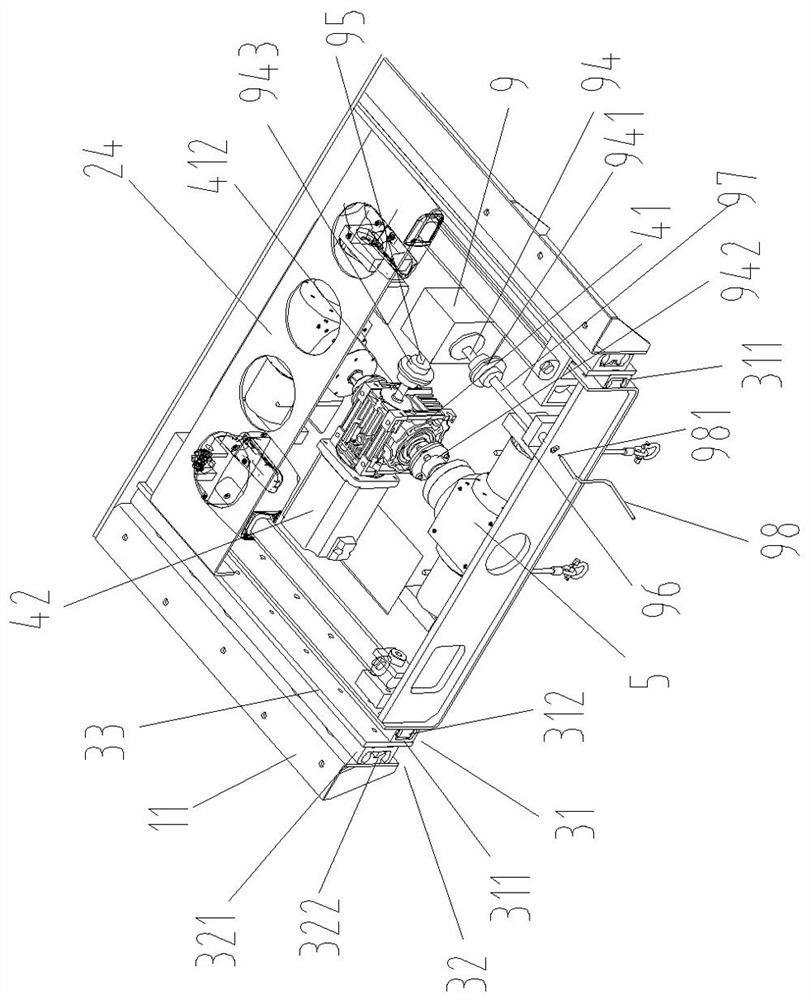 Vehicle-mounted shelter telescopic suspension arm