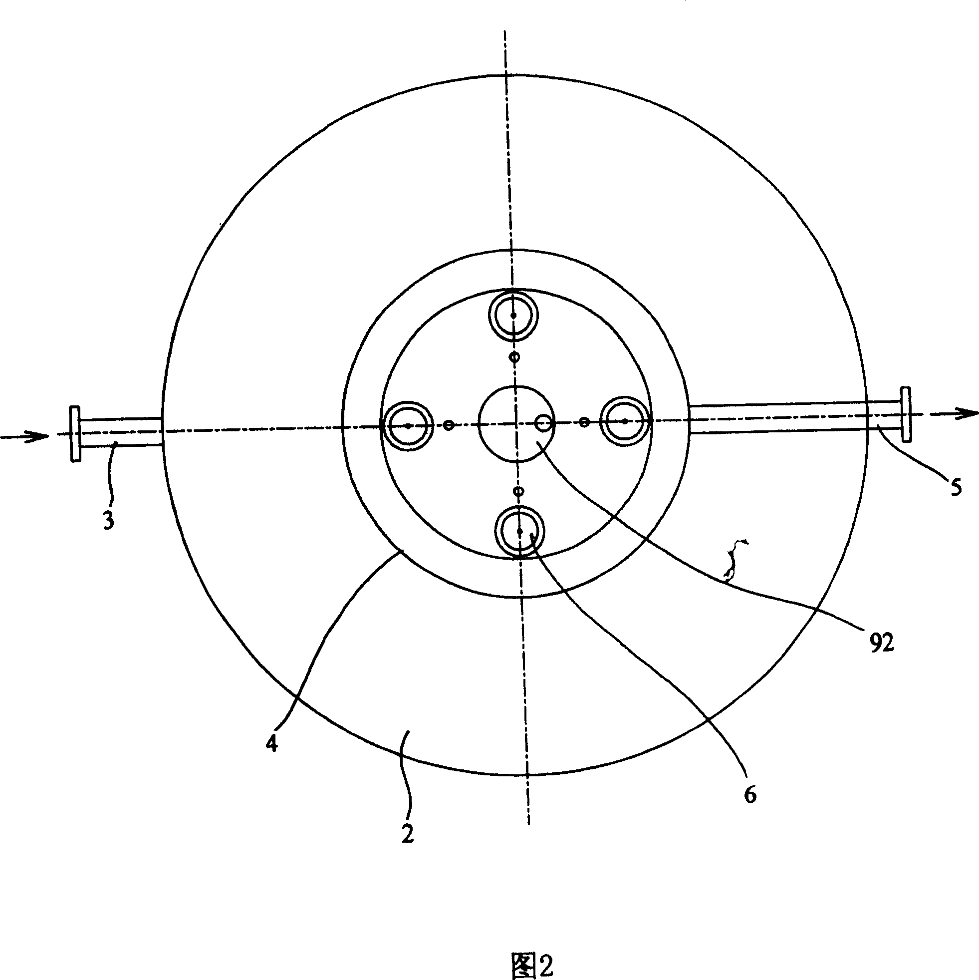 Biological reactor for treating sewage