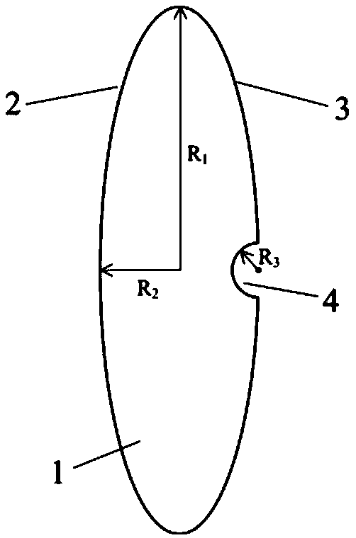 A lens that directly produces a ring-shaped hollow focused beam